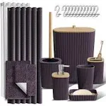 Clara Clark 22 Piece Complete Bathroom & Vanity Accessories Set