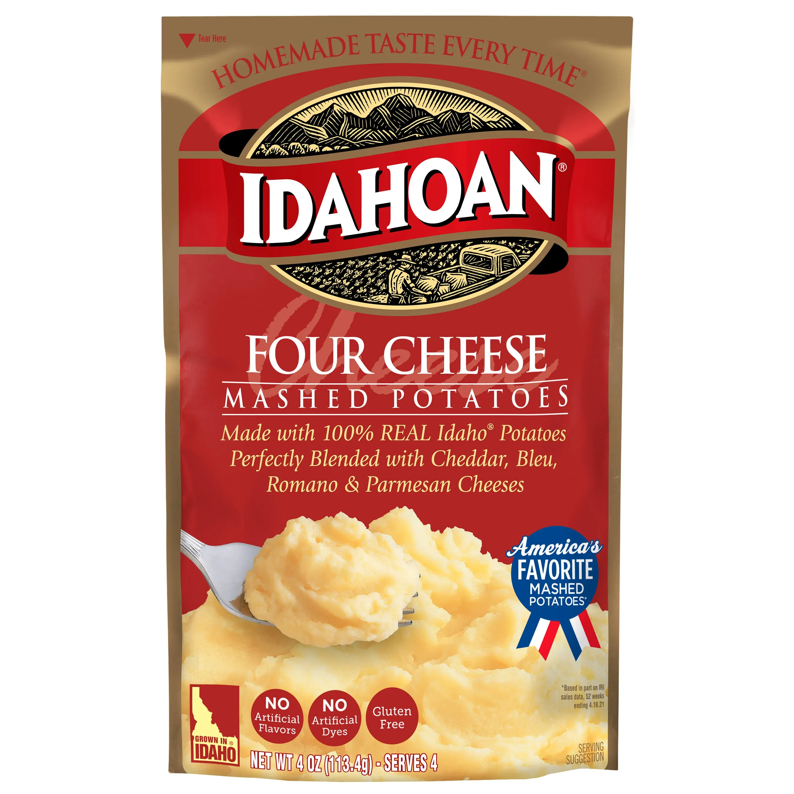 Idahoan Four Cheese Mashed Potatoes