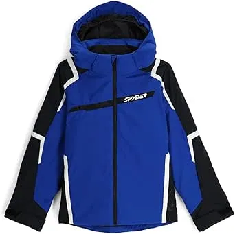 Spyder Boys' Challenger Jacket - 7 - Electric Blue