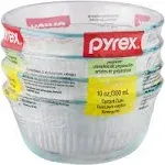 Pyrex 4-piece 10-ounce Custard Cup Set