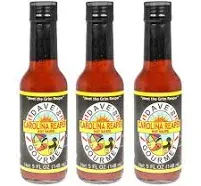 Dave's Gourmet Carolina Reaper Hot Sauce Add Flavor and Heat to Dips, Spreads, Sauces and Marinades - 3 Bottles