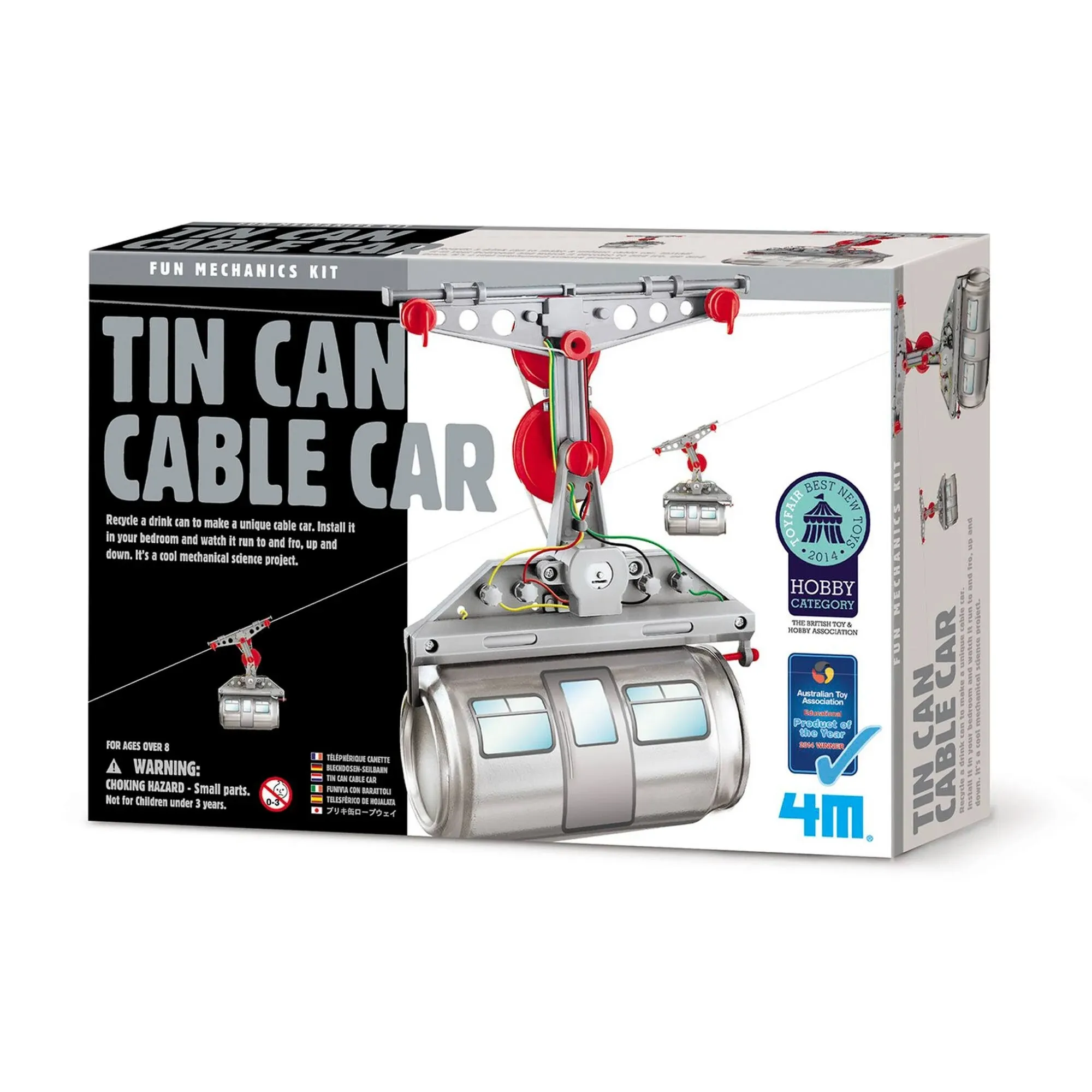 4M Tin Can Cable Car