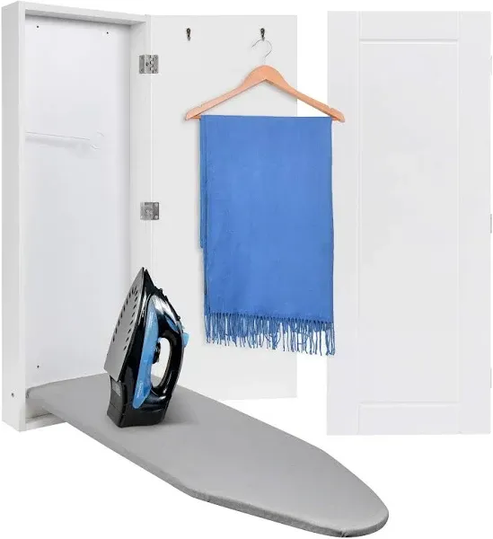 Ivation Ironing Board, Wall Mount Iron Board Holder and Ironing Board Cover