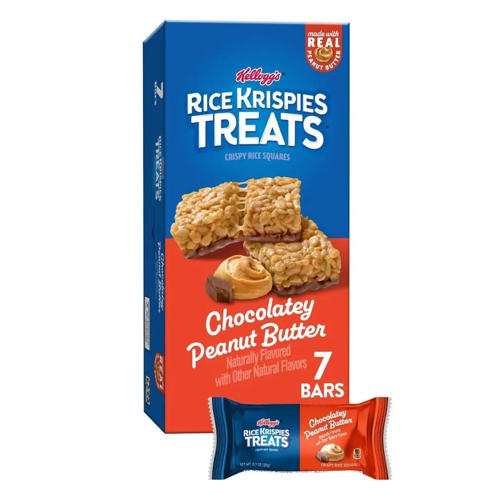 Rice Krispies Treats Chocolatey Peanut Butter Crispy Rice Squares