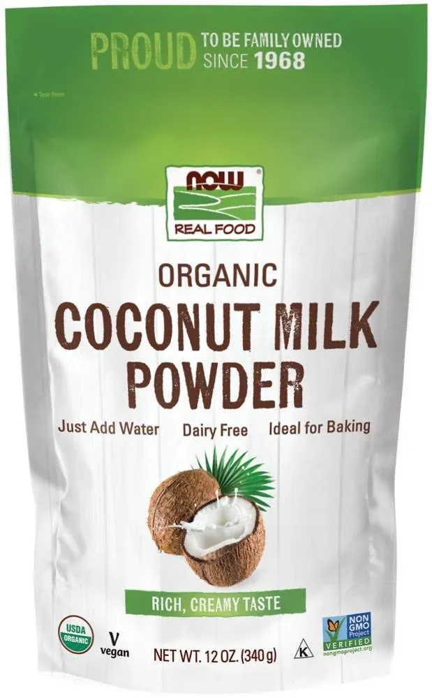 Organic Coconut Milk Powder 12 Oz By Now Foods