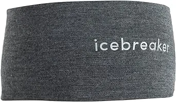 Icebreaker Merino Adult Unisex 200 Oasis Headband, One Size, Black 