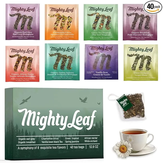 Mighty-leaf Tea Bags Spring Sampler Assortment