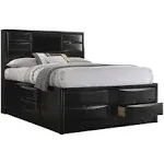 Coaster Briana Eastern King Platform Storage Bed Black