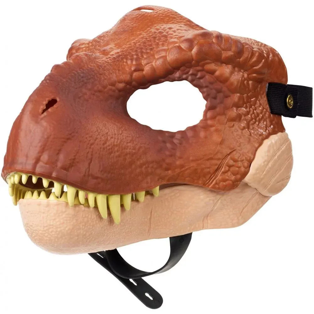 Jurassic World  Camp Cretaceous T-Rex Tyrannosaurus MASK Moveable Jaw Dinosaur