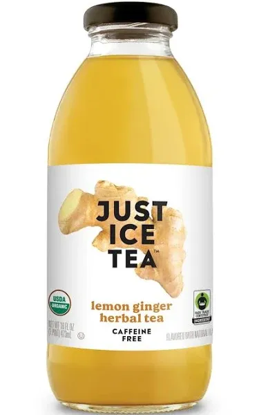 Just Ice Tea 12/16Oz Lemon Ginger Herbal Tea