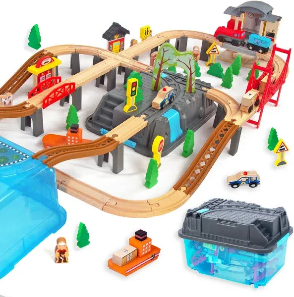 WoodenEdu Train Set