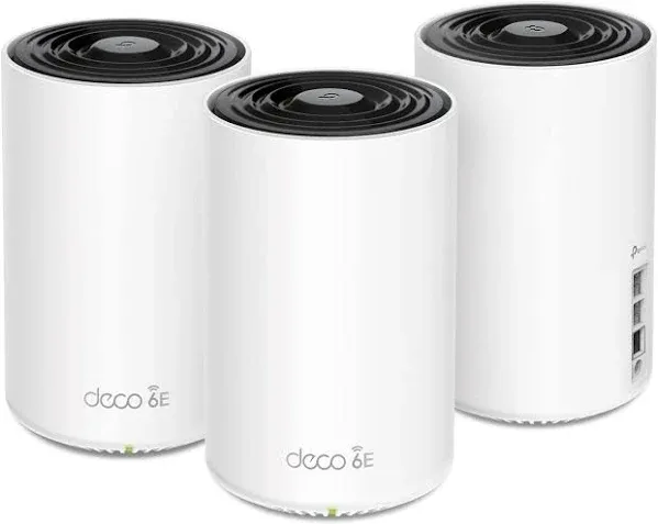 TP-Link Deco XE75 Pro(1-pack) - Deco AXE5400 Tri-Band WiFi 6E Mesh Router,