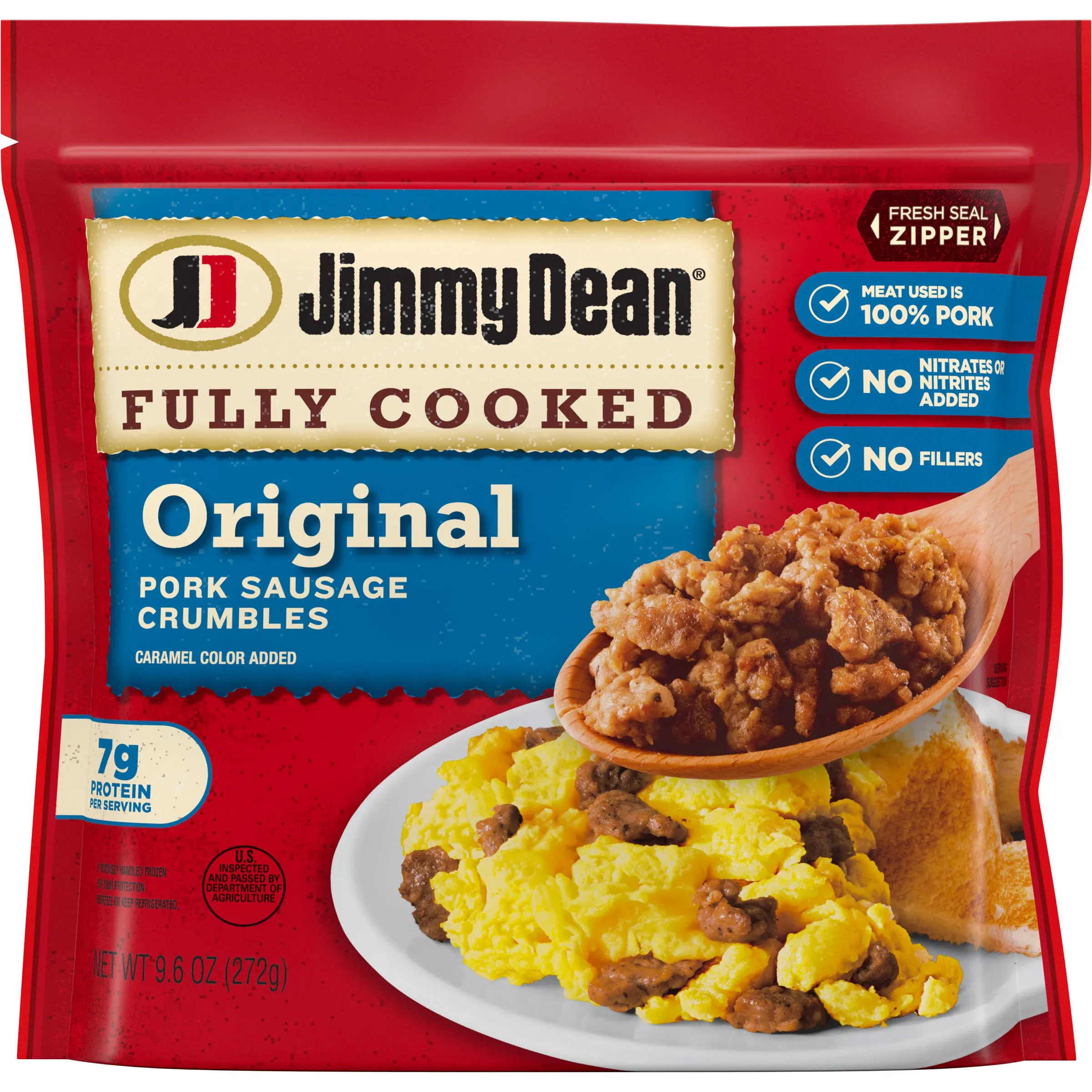 Jimmy Dean Fully Cooked Original Breakfast Sausage Crumbles