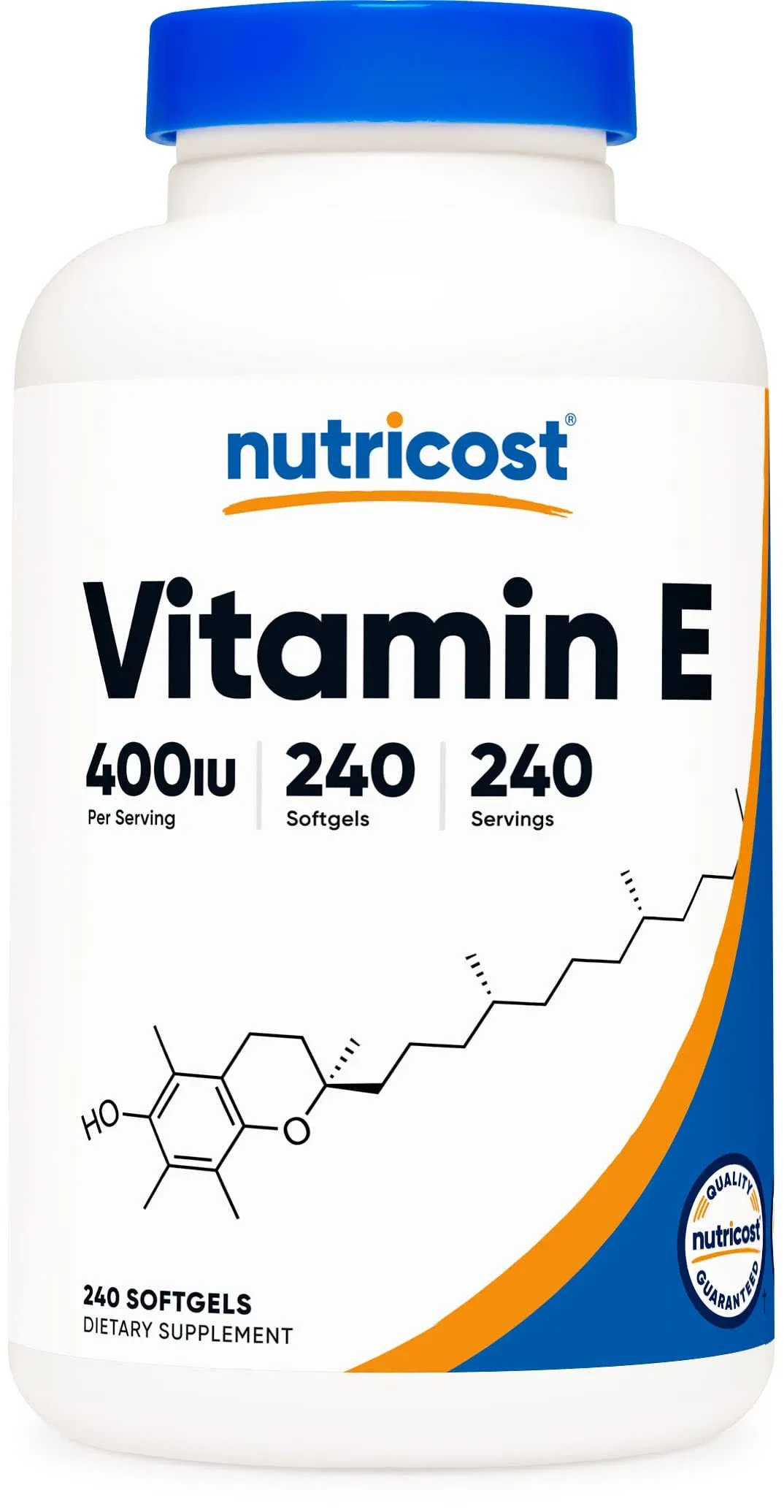 Nutricost Vitamin E 400 IU, 240 Softgel Capsules