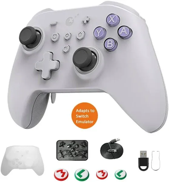 AKNES Gulikit KK3 Max Bluetooth Controller, 4 Back Buttons,Hall Joysticks and Triggers,Maglev/Rotor/HD Vibration,1000Hz Polling Rate for Wins