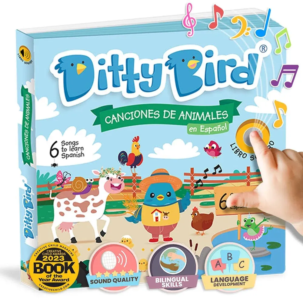 DITTY BIRD Baby Sound Books: Nursery Rhymes Musical ...