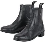 Saxon Kids' Syntovia Zip Paddock Boots - Black