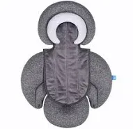 COOLBEBE New 2-in-1 Babybody Supports for Baby Newborn Infants - Extra Soft Stroller Cushion Pads Car Seat Insert, Perfect for Carseats, Strollers, Swings, Grey