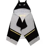 Kids Batman Hooded Terry Cloth Towel Wrap (bath, pool, beach) 24x50 NEW GR10