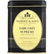 Harney & Sons Earl Grey Supreme Tea, Loose Tea in 4 Ounce Tin 46402