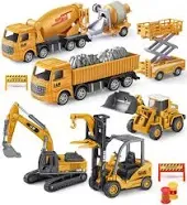 Geyiie Construction Vehicles Truck Toys Engineering Truck Die Cast Alloy Truck Head