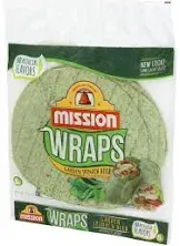 Mission Garden Spinach Herb Wraps