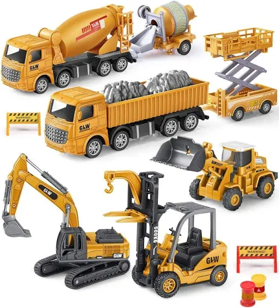 Geyiie Construction Vehicles Truck Toys