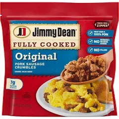 Jimmy Dean Fully Cooked Original Breakfast Sausage Crumbles