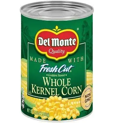 Del Monte Fresh Cut Golden Sweet Whole Kernel Corn 15.25 oz. Pull-Top Can