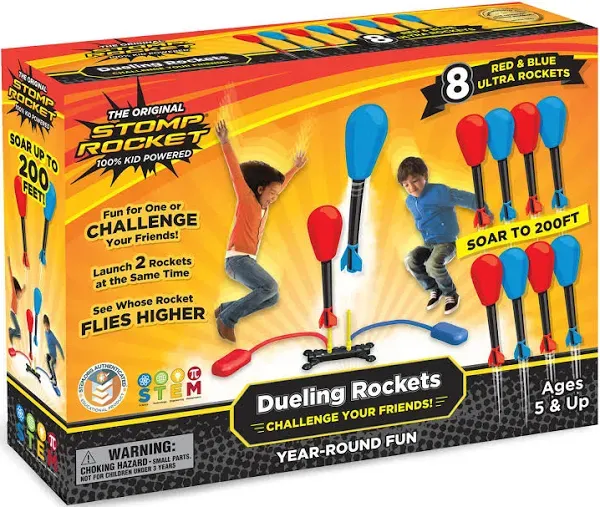 Stomp Rocket Original Dueling Rocket Launcher