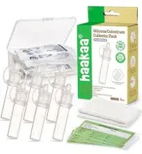 Haakaa Silicone Colostrum Collector Set 4 mL, 6 PK (Pre-Sterilized)