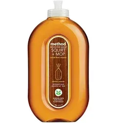 Method Squirt + Mop Wood Floor Cleaner Almond Scent 25 oz Squirt Bottle 6-carton