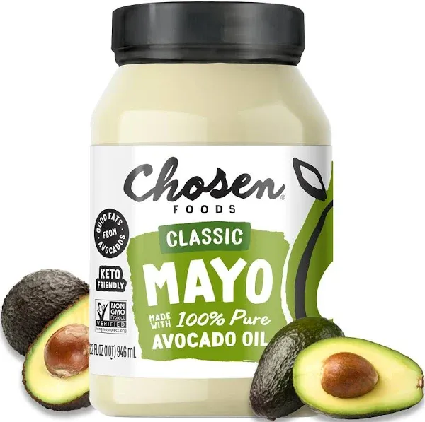 Chosen Foods Avocado Oil - Mayo - Case of 6-12 oz.