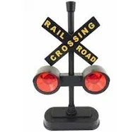 Hayes 15887 Railroad Train / Track Crossing Sign With Flashing Lights And Sounds