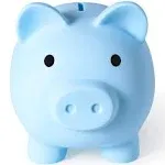 PJDRLLC Large Piggy Bank, Unbreakable Plastic Money Bank, Coin Bank for Girls and Boys, Large Size Piggy Banks, Practical Gifts for Birthday, Easter