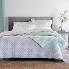 Martha Stewart Naomi Block Print 3-Piece Quilt Set