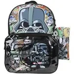 Star Wars 5-Piece Set: 16" Backpack, Lunchbox, Utility Case, Rubber Keychain, and Carabiner