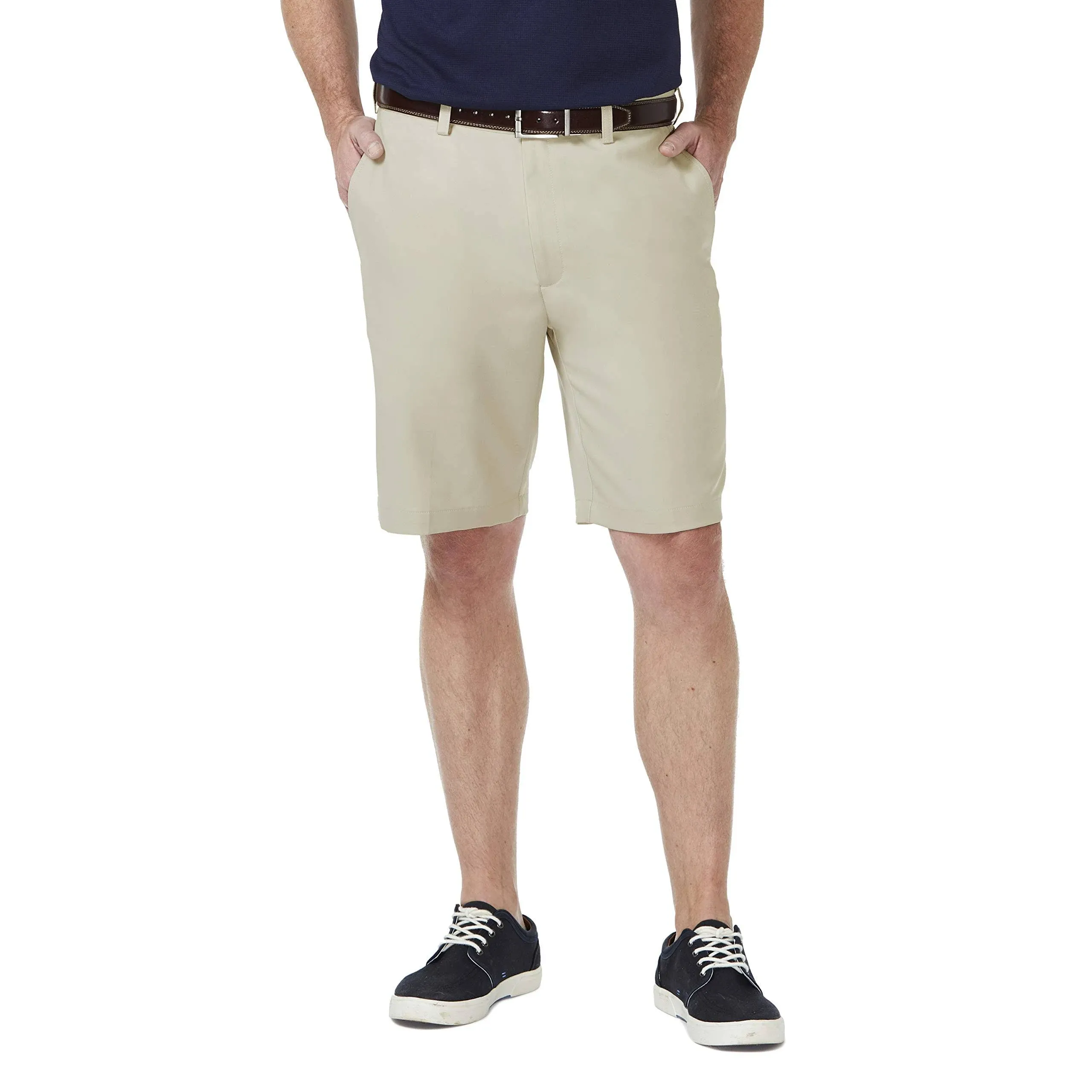 Haggar Mens Cool 18 Pro Flat Front Shorts ||P000477588||