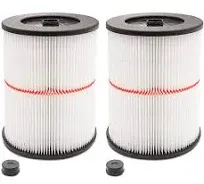 ANBOO 2 Pack Cartridge Filter for Craftsman Wet/Dry Air Filter Replacement Part