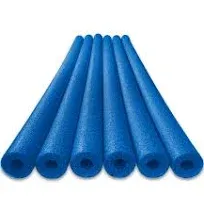 Oodles of Noodles Deluxe Foam Pool Swim Noodles - 6 Pack Blue