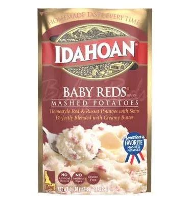 Idahoan Four Cheese Mashed Potatoes, 4 oz (Pack of 12)