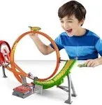 NEW HOT WHEELS ACTION POWER SHIFT MOTORIZED RACEWAY TRACK SET 5 CARS