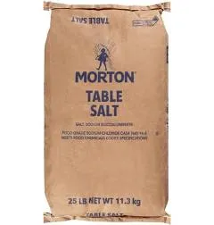 Morton Table Salt (25.01 lbs)