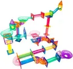 PicassoTiles Ptg120 120 Pieces Marble Run Building Blocks