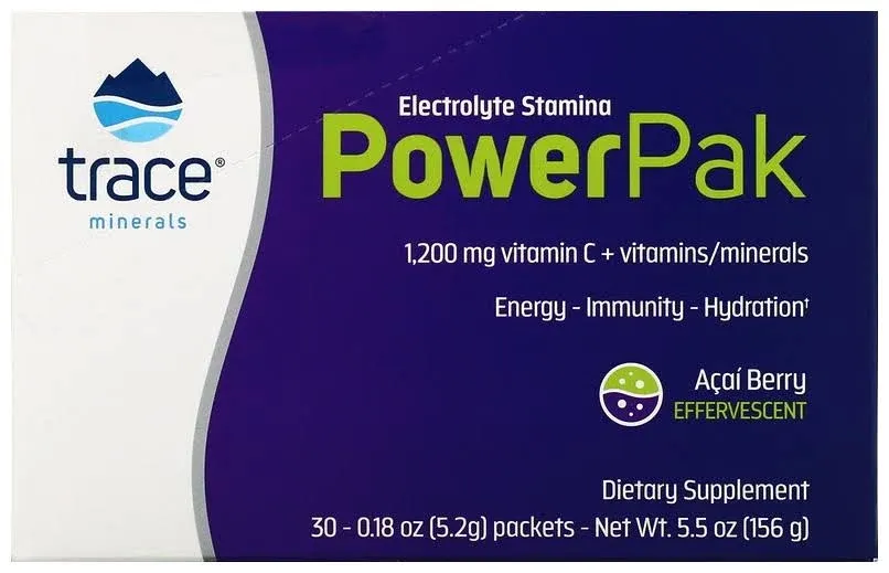 Trace Minerals Electrolyte Stamina Power Pak Acai Berry - 30 Packets