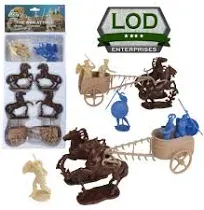 LOD Trojan War Greek vs Trojan Chariot Playset