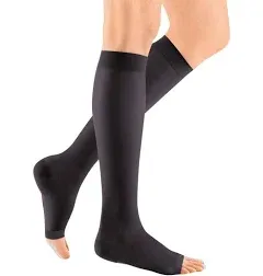 Medi Sheer &amp; Soft Calf Highs, Open Toe (Size: III) 20-30mmHg Natural