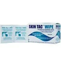 TORBOT Group Skin-Tac-H Adhesive Barrier Wipes, 50/Box