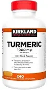 Kirkland Signature Turmeric 1000 mg 240 Capsules