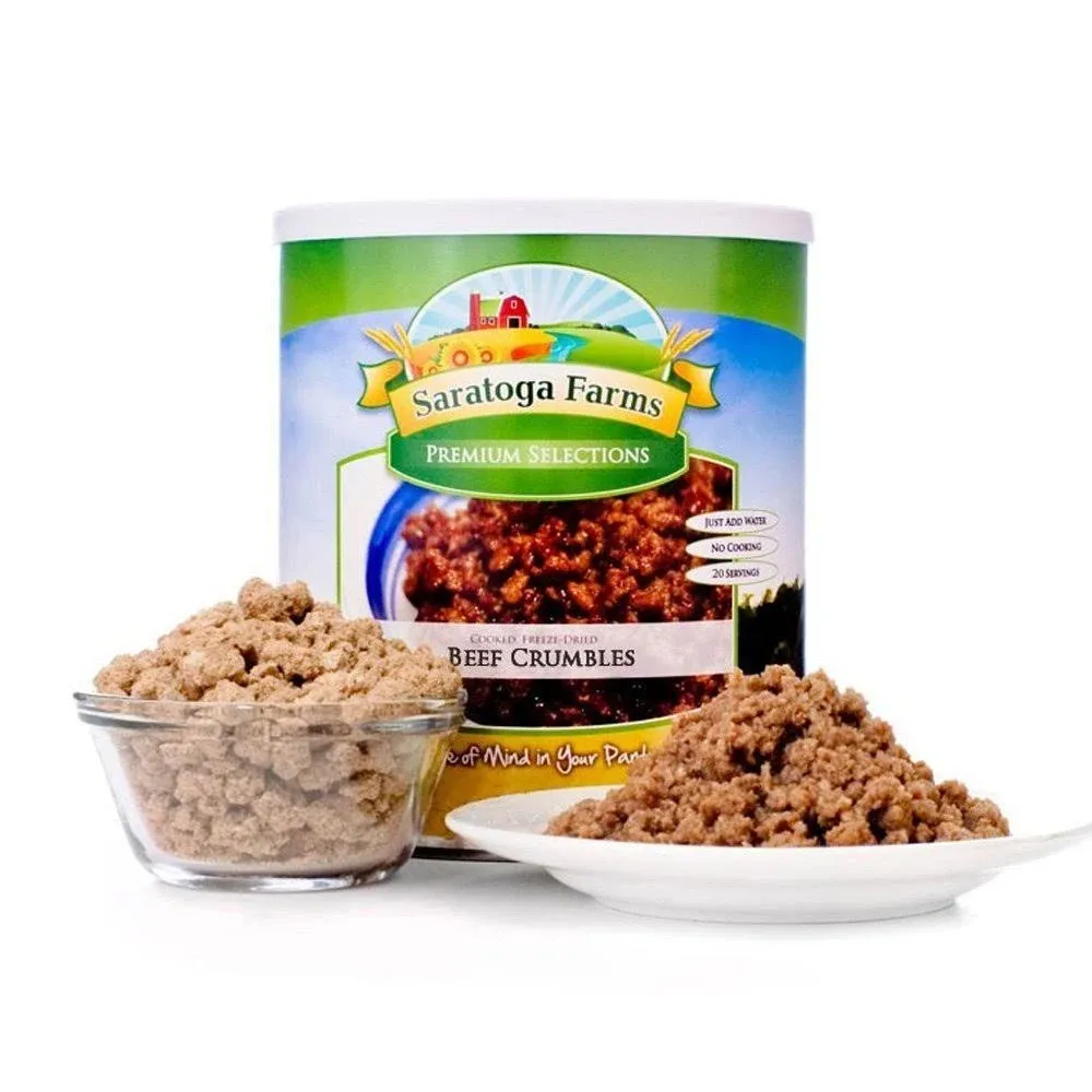 Saratoga Farms Freeze Dried Ground Beef Crumbles